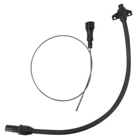 Zafina-UP New Trans Dipstick Fit for Chevy Fit for G M 4L80E 700R4 4L60E, Flexible Transmission Dipstick Tube Firewall Mounted