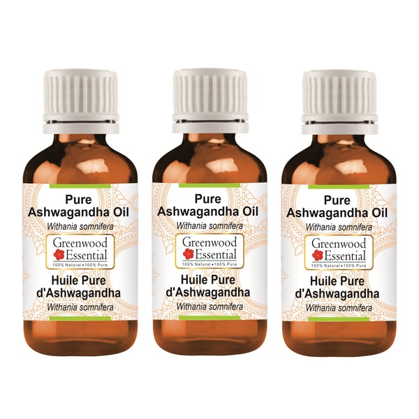 Greenwood Essential Pure Ashwagandha Oil (Withania somnifera) Therapeutic Quality for