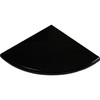 Tenedos Premium Quality Absolute Black Granite Bathroom Corner Shower Shelf