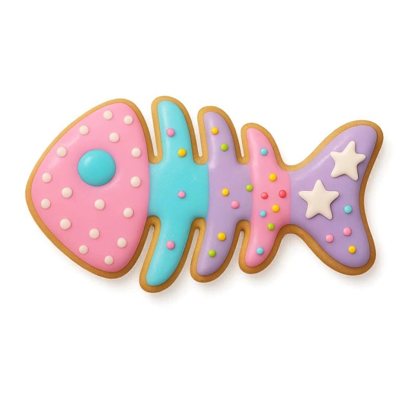 Mighty Gadget Fish Bone Cookie Cutter - 4x1.9 Inches, Fun
