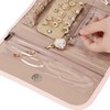 NISHEL Travel Jewelry Organizer Case, Foldable Storage Roll for Necklaces,