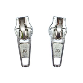 Miniblings Zipper Puller Silver Stud Plugs Earrings Upcycling