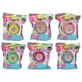 Giochi Preziosi Nano Craft Nano Tape Colorful Ideal for Beginners Creates Permanent Decorative Bubbles with Tape, Straws and Decorations for Children Aged 6+