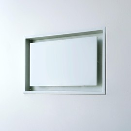 Fittes Framed Wall Vent [Lite]- 6" X 14" Cotton White