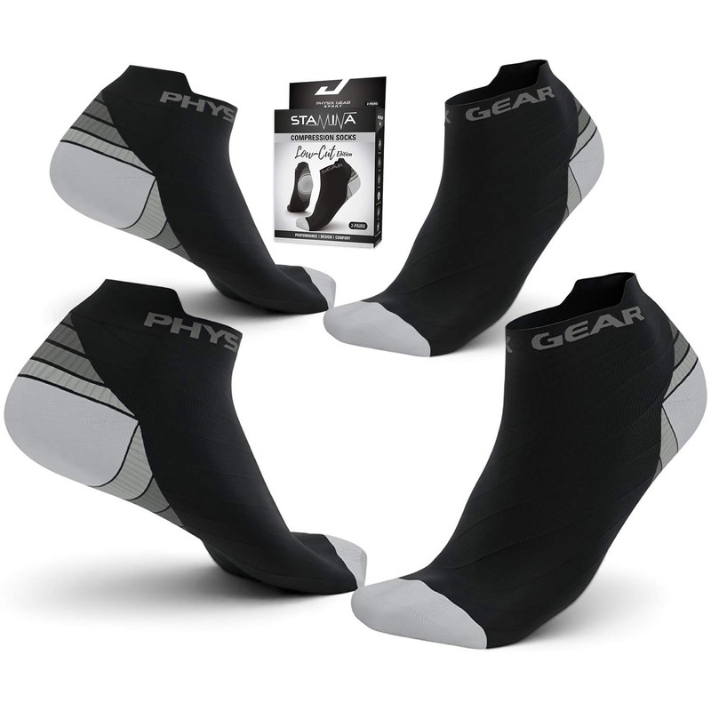 Physix Gear Plantar Fasciitis Compression Socks for Women & Men,