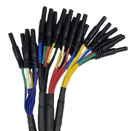 HT306 - Juego de cables de 6 vías para diagnóstico del motor para obtener las señales de sensor con 4 conectores de 0,6 mm, 1,5 mm, 2,3 mm y 2,8 mm