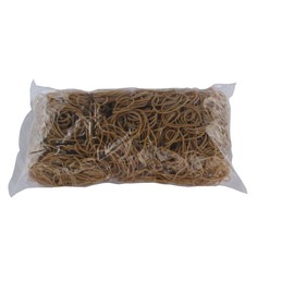 White Box 454G Size 16 Rubber Bands, brown|beige|grey