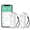 eMylo WiFi Thermometer Hygrometer Indoor IP65 Waterproof White Pack of