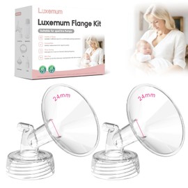 Luxemum Replacement Pump Parts, Replacements inclued 2X 24mm Flanges, for Spectra S1 S2 9 Plus, Not Original Spectra S2 Accessories