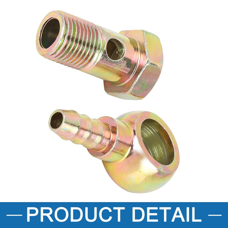 A ABSOPRO Motorcycle Car 16mm Banjo Hose Barb Bolt Fitting