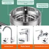 Faucet Extender, 1440° Rotatable Faucet Aerator Extension, U Shaped Faucet