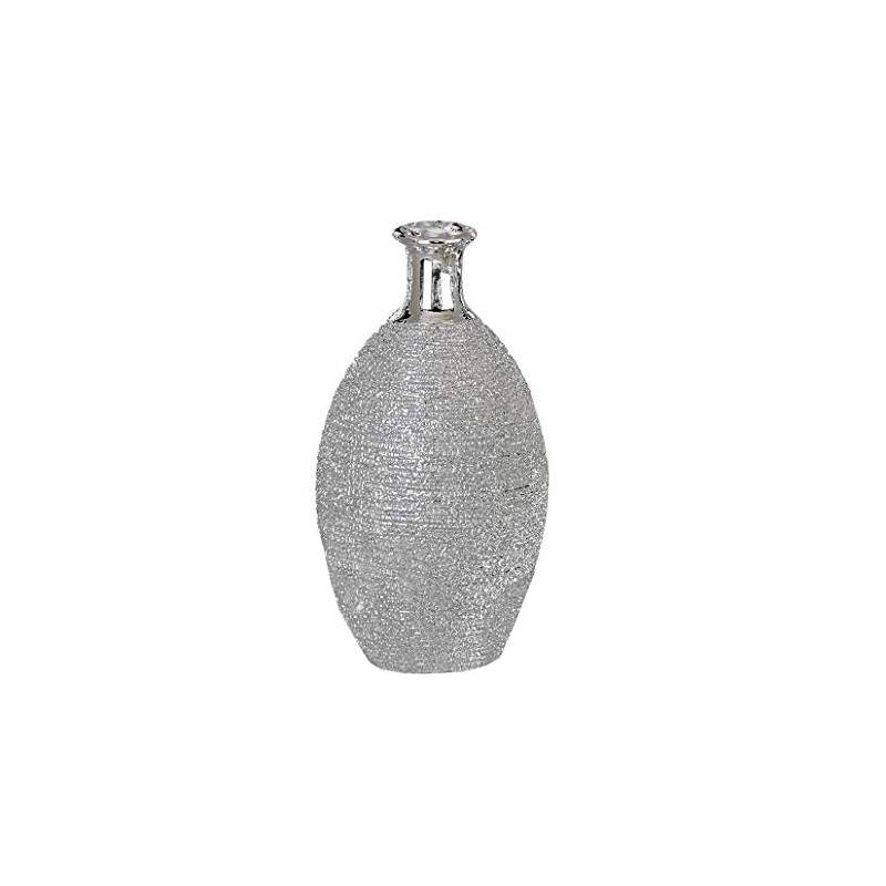 Casablanca Miro Vase Silver Ceramic 3 Assorted