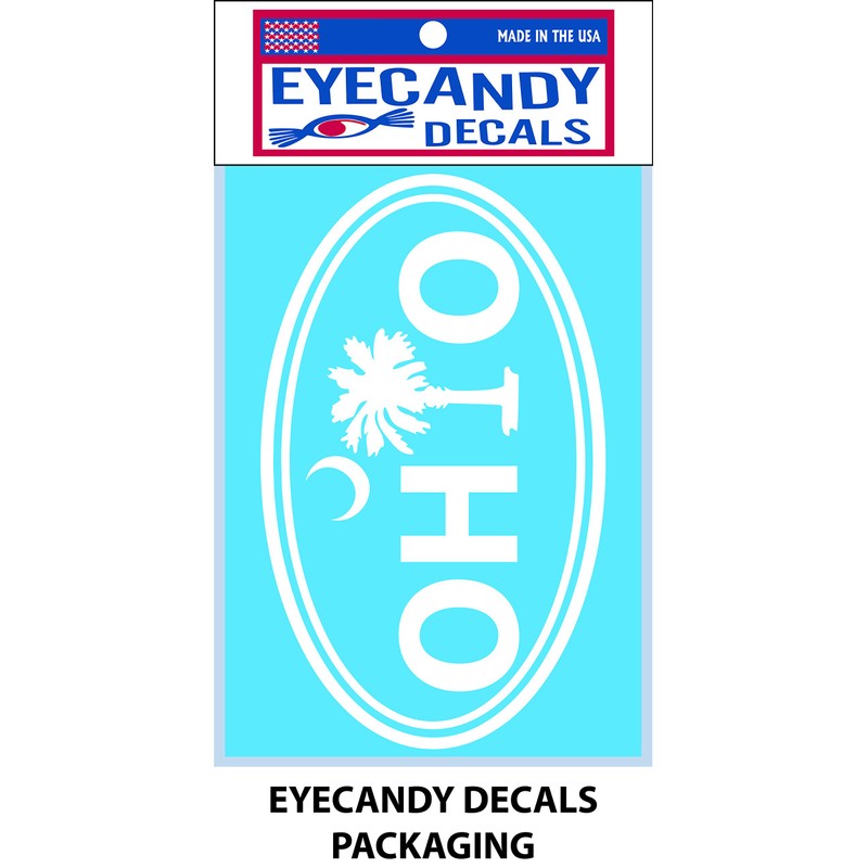 Eyecandy Decals TIRE Tread 2 Pack 6 INCH White Decal