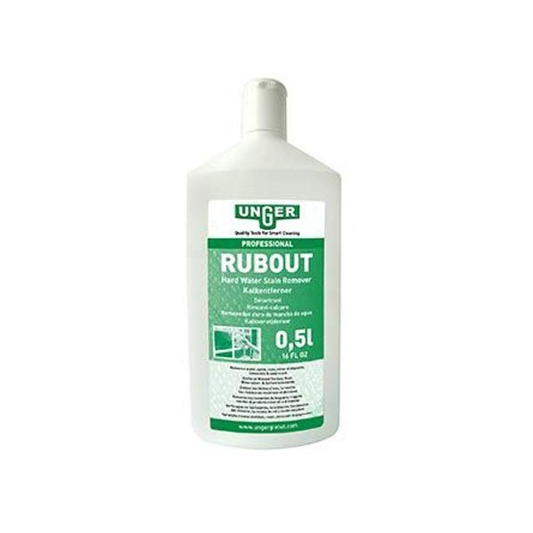 Unger RUB20 Rub Out Hard Water Stain Remover, 1 pt Bottle (Case of 12)