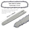 KtbeYTi 5 Pcs Mini Chainsaw 6 inch Chain with 6