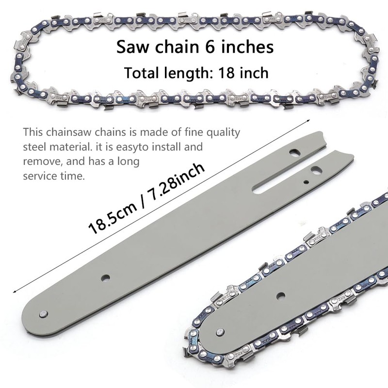 KtbeYTi 5 Pcs Mini Chainsaw 6 inch Chain with 6