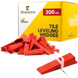 300 Pcs Wedges for Tile Leveling System - Saves You Time for Perfect Precise Installation of Ceramic Tiles - Get Professional Results for Your Shower, Bathroom, Backsplash