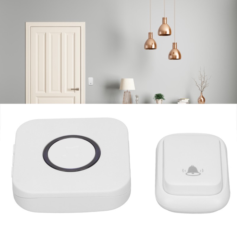 Long Distance Wireless Doorbell Self Powered Waterproof Door Bell Pager