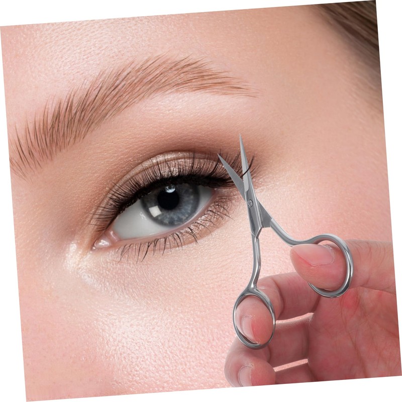 WOONEKY Multi-function Eyebrow Nose Hair Scissors Compact Beauty Grooming Tool