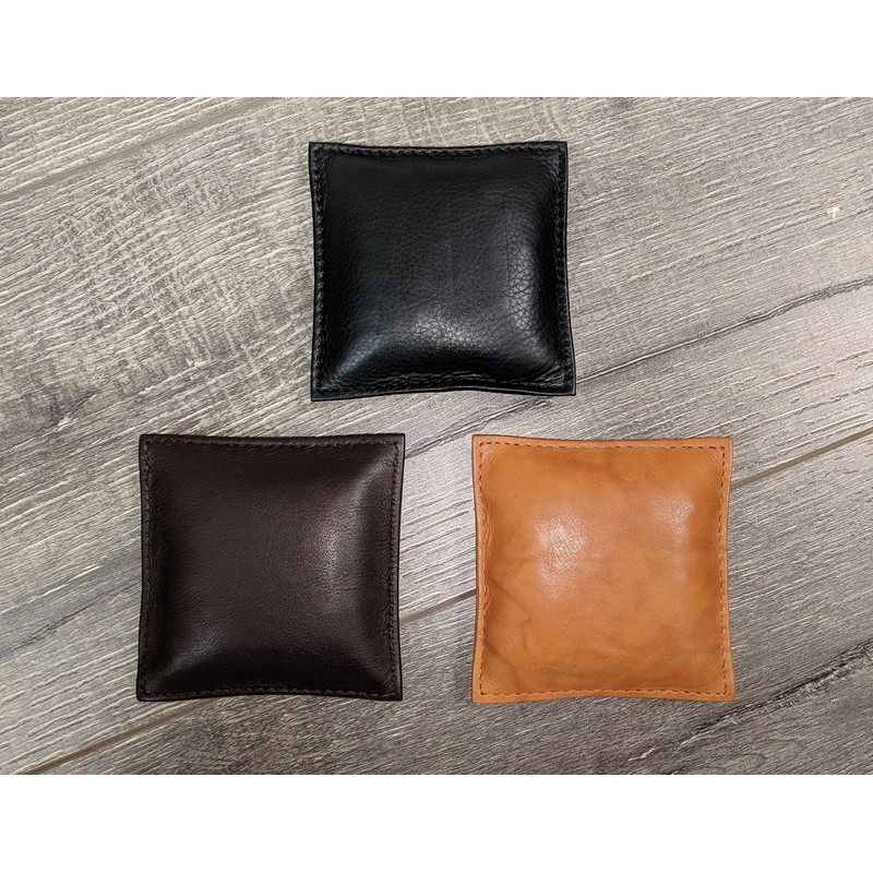 Ashlin® Paperweight - 100% Italian Tuscany Leather British Tan [PAPERWT01-18-08]