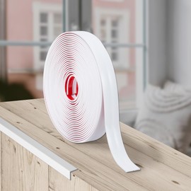 JSIWOTH 20Ft Peel and Stick Molding Trim, Flexible 0.79in Self-Adhesive Wall Trim, Inside & Outside Corner Protector, Baseboard Edge Guard for Walls, Windows, Tables, DIY Home Decoration