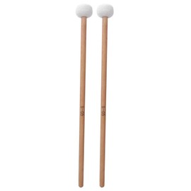 2Pcs Drum Mallet Hammer White Felt Drum Beater Stick Percussion Mallets for Snare Drum Musical Instrument Accessories