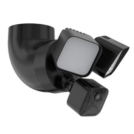 Koroao Outdoor Camera Eave Mount Bracket Compatible with R-ing Floodlight Cam Wired Pro/Plus, Blink Wired Floodlight and WYZE Floodlight v2 Cameras (Black)