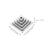 Outanaya 10pcs Small Desk Flag Holders Durable Flag Stands for