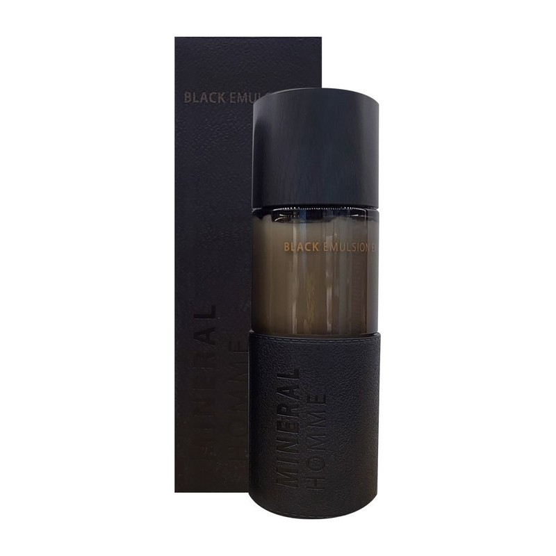 The Saem Mineral Homme Black Emulsion EX 130ml / 더샘