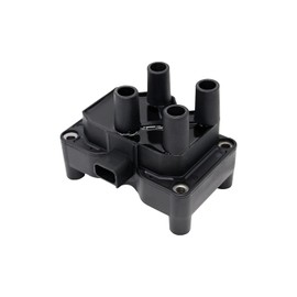Techie 1 Piece Car Ignition Coil Compatible with Ford Fiesta Ikon 1.6 2.0 L4, Replacement for 30731416, 30731419,4M5G-12029-ZB