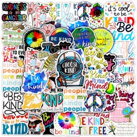 Sayglossy 500 Pcs Kindness Stickers Bulk Vinyl Be Kind Stickers Water Bottle Waterproof Physical Therapy Stickers Motivational Encouraging Decals for Teens Adults Teacher