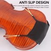 Violin Shoulder Rest Pad Comfortable Sheepskin Adjustable Chin Rest Cover
