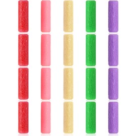 20 Pieces Aligner Tray Seaters Chewies for Aligner Trays Chompers Aligner Trays (Light Pink, Red, Green, Lavender, Light Yellow)