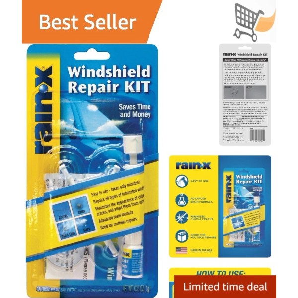 Unbranded Windshield Repair Kit Resin for Chips Cracks Universal Fit