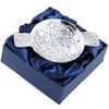 Mini Scottish Ever Lasting Thistle Swirl Design Scottish Pewter Toasting Bowl Quaich