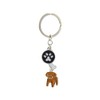 QRH Cute Pet Puppy Keychain Dog ID Tag Keyring Animals