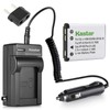 Kastar Battery (1-Pack) and Charger Kit for Pentax Optio D-LI108,