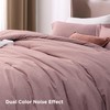 Bedsure Queen Comforter Set - Dusty Rose Comforter Queen Size,