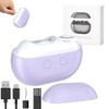 Electric Nail Clipper for Seniors, Rechargeable Automatic Trimmer with LED
