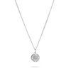FYNCH-HATTON Northstar Stainless Steel Coin Pendant Necklace, Stainless Steel, No