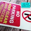 No Parking, Keep Clear, 24 Hour Access Required Warning Sign,