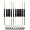 Gebildet 10pcs Plastic Reed Switch Reed Contact Normally Open (N/O)