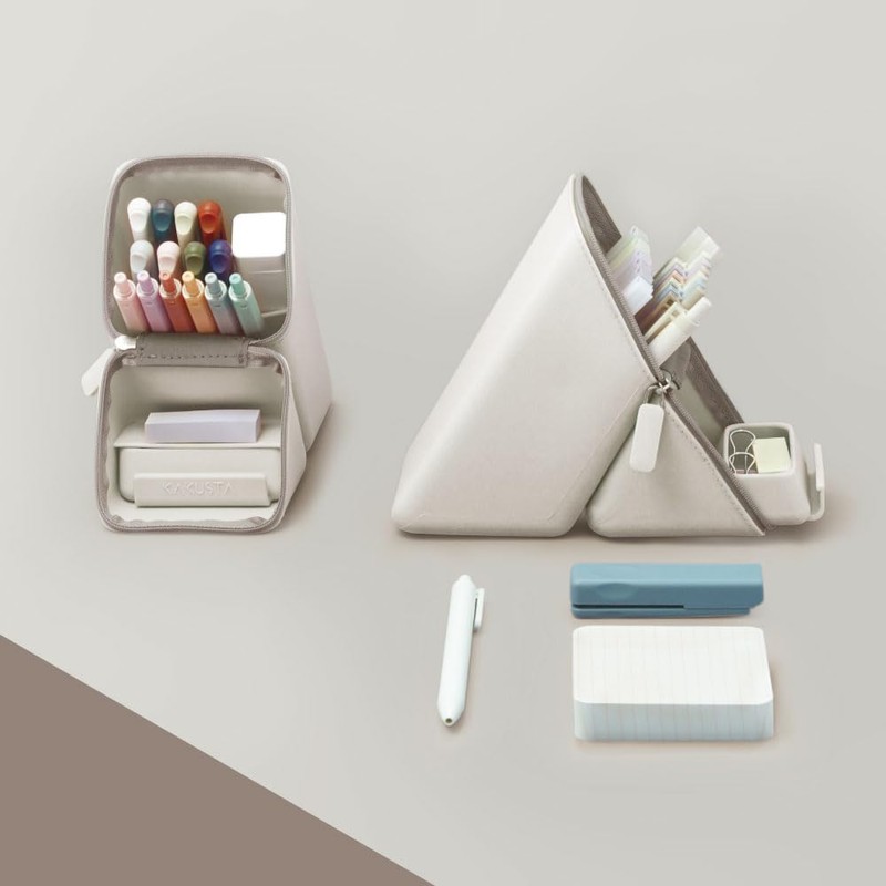 Sonic Pen Case, Caxsta, Portable Pen Holder, Wide, with Drawer,