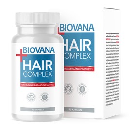 BIOVANA HairComplex Capsules, Rich in Vitamins and Minerals, Made from High-Quality Ingredients, 90 Capsules Content