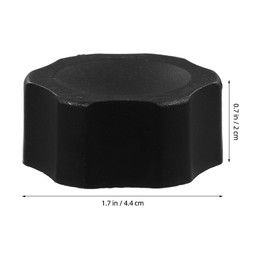 Milisten 3.5cm Black Drainage Hole Stopper for Patio Umbrella Base Water Bag Cover Easy Install