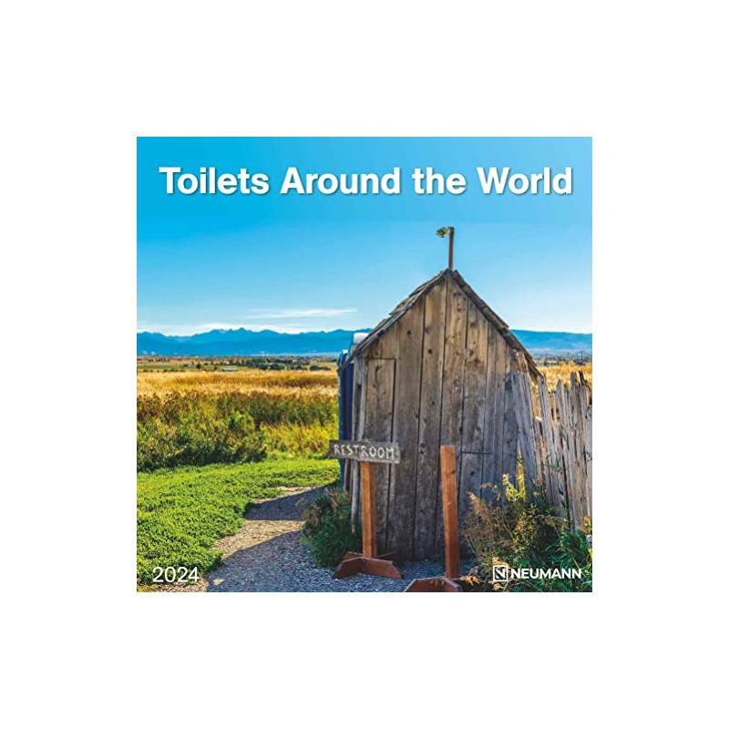 Toilets Around the World 2024 - Wand-Kalender - Broschüren-Kalender -