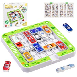 Car Labyrinth Game, Logic Games from 6 Years, Parking Games, Car Toy Storage Game, Logic Game with 360 Levels, Thinking Logic Puzzle Games from 3 4 5 6 7 8 Years, Children's Toy Family, Travel