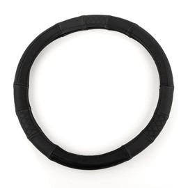LST Ø 38x9cm / 15x3,5 Zoll Lenkradbezug Lenkrachoner Hülle anthrazit