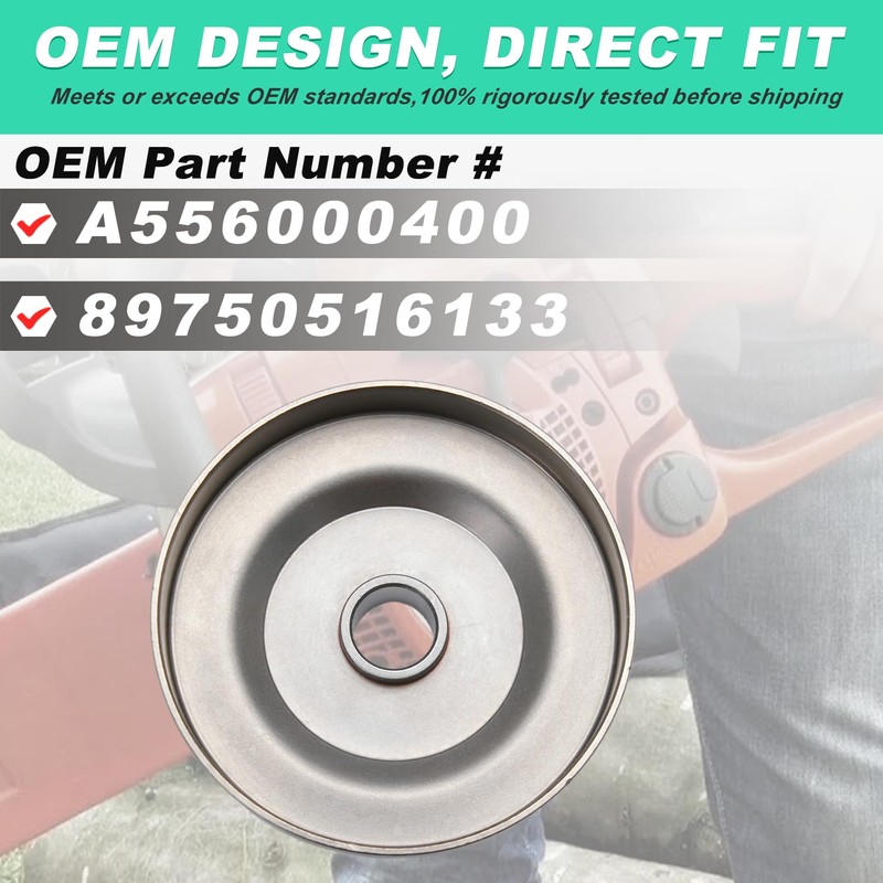 Adefol 3/8" 6T Sprocket Clutch Drum Kit for Echo CS-370