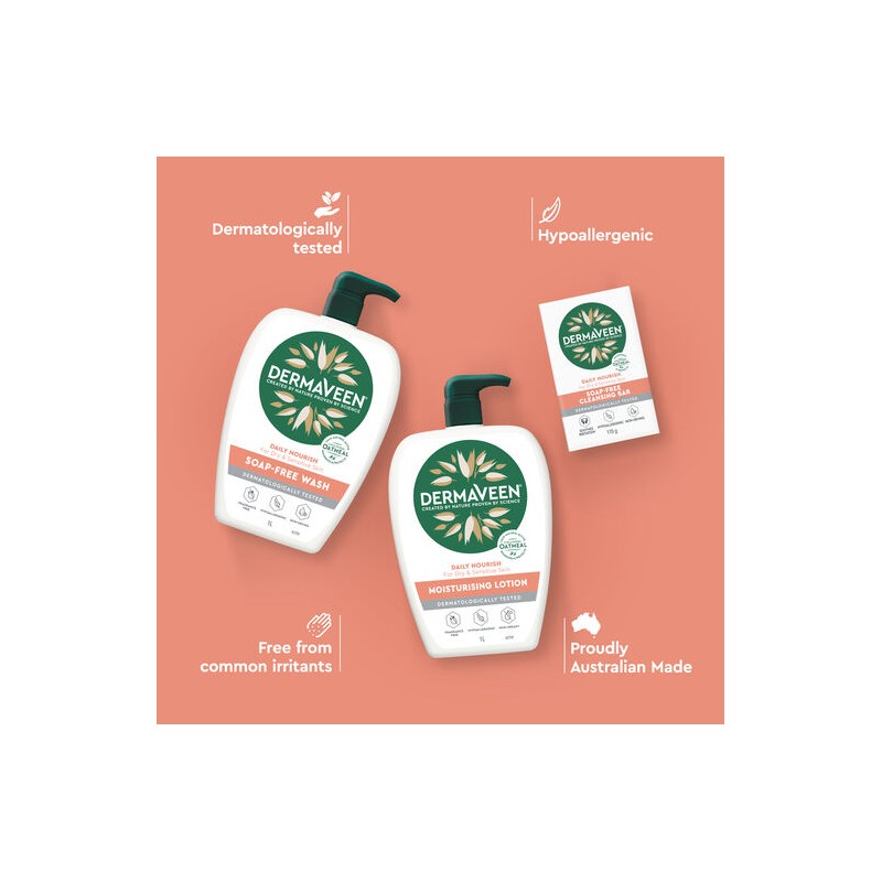 DermaVeen Daily Nourish Moisturising Lotion for Dry & Sensitive Skin